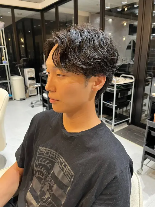 1回目メンズカット+パーマ+トリートメント