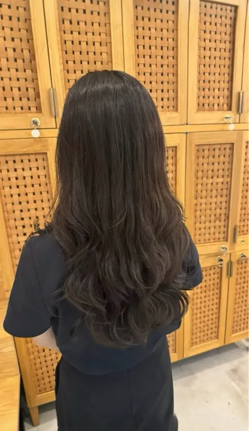 【 for Long hair 】カット+ コテ巻き風 デジパ+ トリートメント
