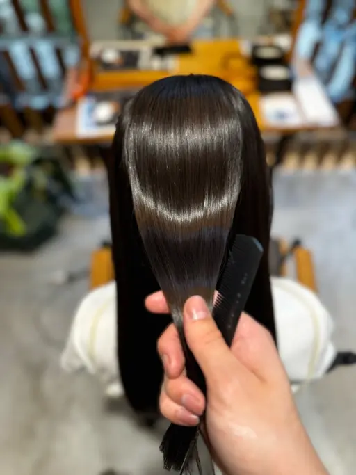 【6月まで限定価格】似合わせカット+髪質改善ストレート＋髪質改善カラー＋酸熱トリートメント
