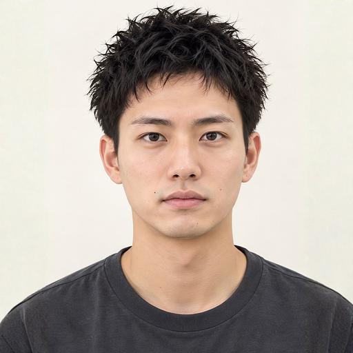【men's】メンズショートカット+無造作パーマ+炭酸ケア