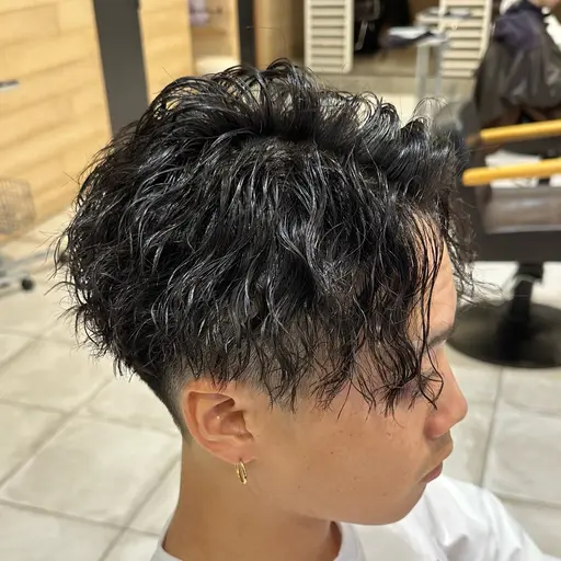 【垢抜け◎人気NO.1】朝セット1分に◎メンズカット＋ケアパーマ