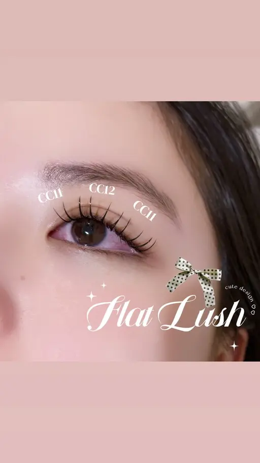ピックアップメニュー🌙最高級フラットラッシュ100本🌙/初回オフ無料🫧/+1600円でLED可能
