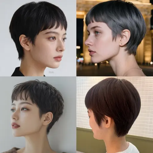 【🔥限定残り一名様✅19:30〜✨️✂️】営業後ベリーショートカットモデル💟(トリートメント付き)