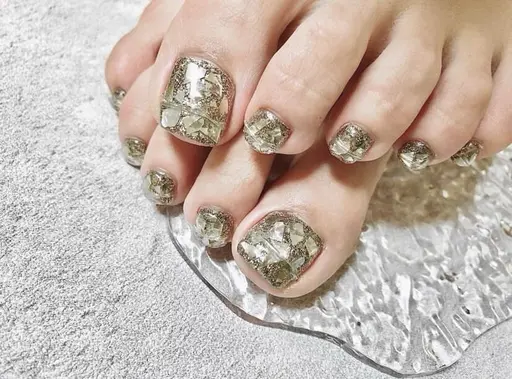 限定価格❤️‍🔥フット💅🏻持ち込み90分アート‼️オフ込み🍒（ワンカラーは1000円引き）
