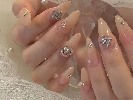 【長さだし10本付き✨お任せデザイン オフ込み】※定額デザインから3つ選んでいただきアレンジします❤️🔥カラー自由