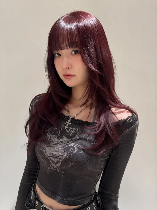 【サラツヤ髪に✨️】 艶カラー+髪質改善UPTOGLOSS+似合わせカット