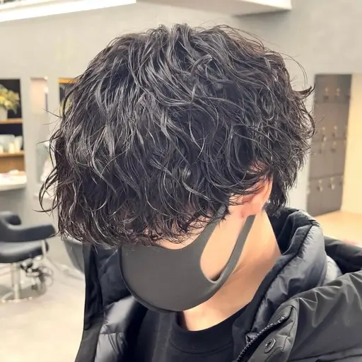 🌀【5.6月限定】🌀メンズカット+メンズパーマ+内部補修トリートメント