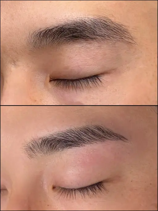 美眉デザイン【眉ワックス+間引き+メイク仕上げ】