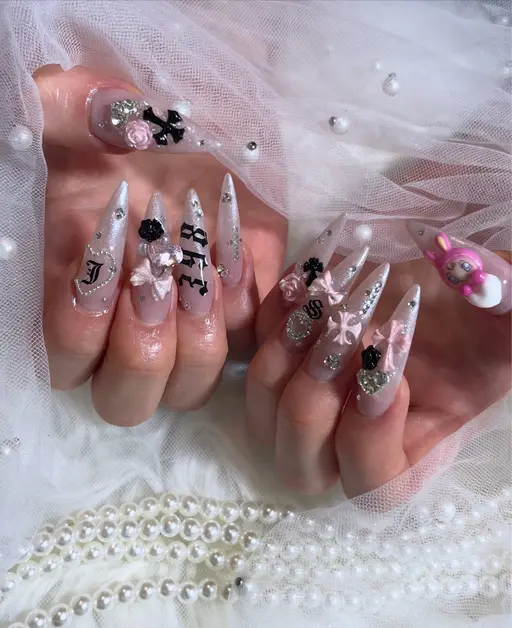 【ラッキー枠】🎀 お持ち込みデザイン! アートパーツ付け放題メニュー🎀