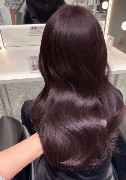 ブリーチなしワンカラー🍇
