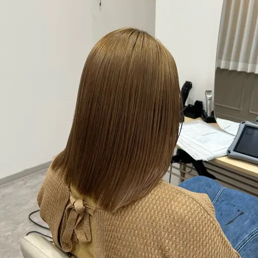 👽髪質改善ストレート+カット👽(カットはボブ、レイヤースタイル、毛量調整のみ