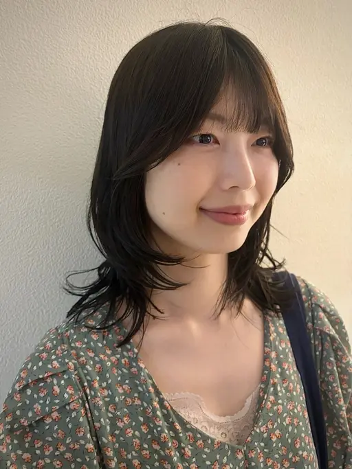 前髪・顔周りカット➕透明感カラー ¥8500