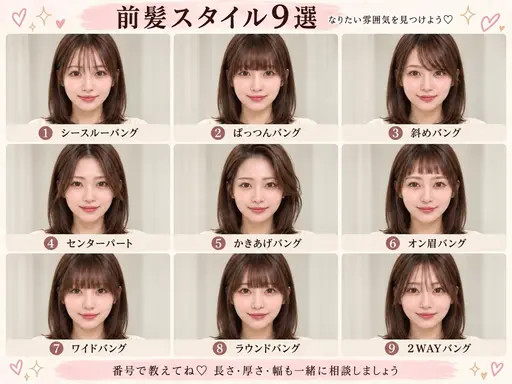 【なりたい×似合わせ】前髪・顔まわりカット