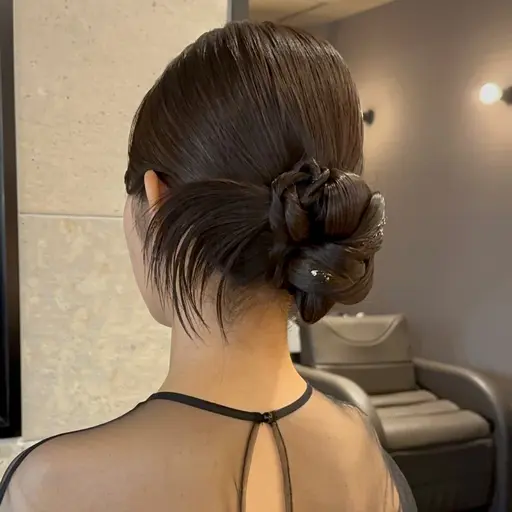【式典などの行事等に💐】🫧フルアップアレンジ🫧お呼ばれヘアに最適💕編みおろしなども🎀