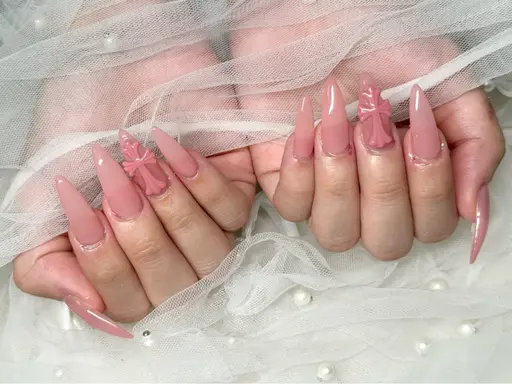 【大大大人気!】《オフ,ケア込》クロムパーツネイル☦️