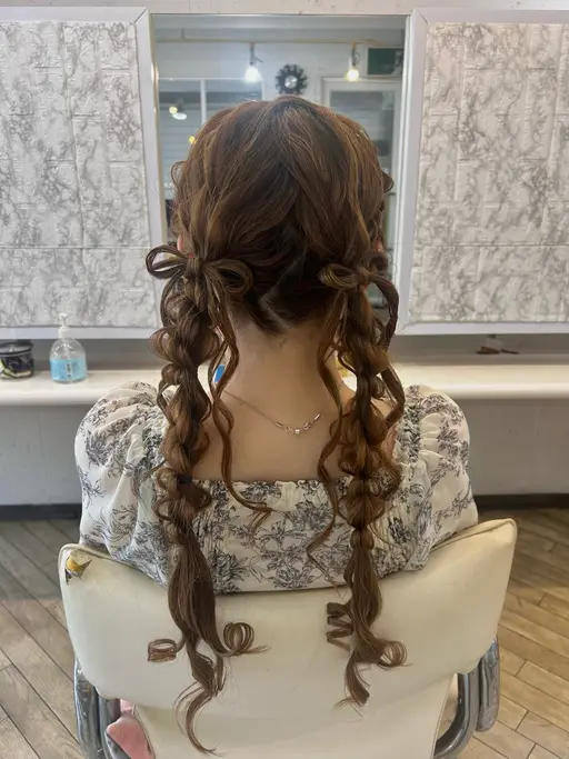 【大人気🫶】ヘアアレンジ︎💕︎︎アップヘア、ハーフアップなど🫰