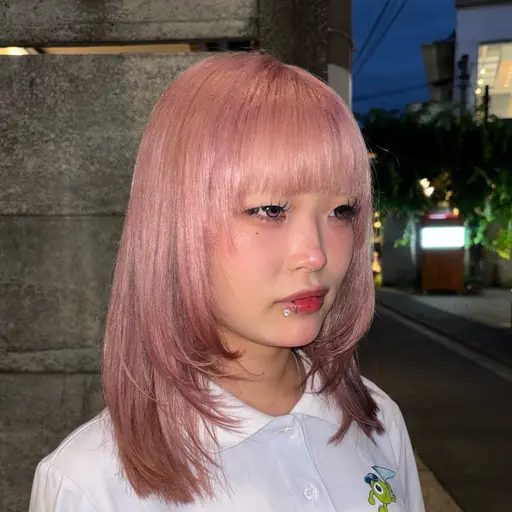 ❤️🔥21日入ったら消します❤️🔥ダブルカラー(1ブリーチ+全体カラー)+1stepトリートメント#ミニモ学割