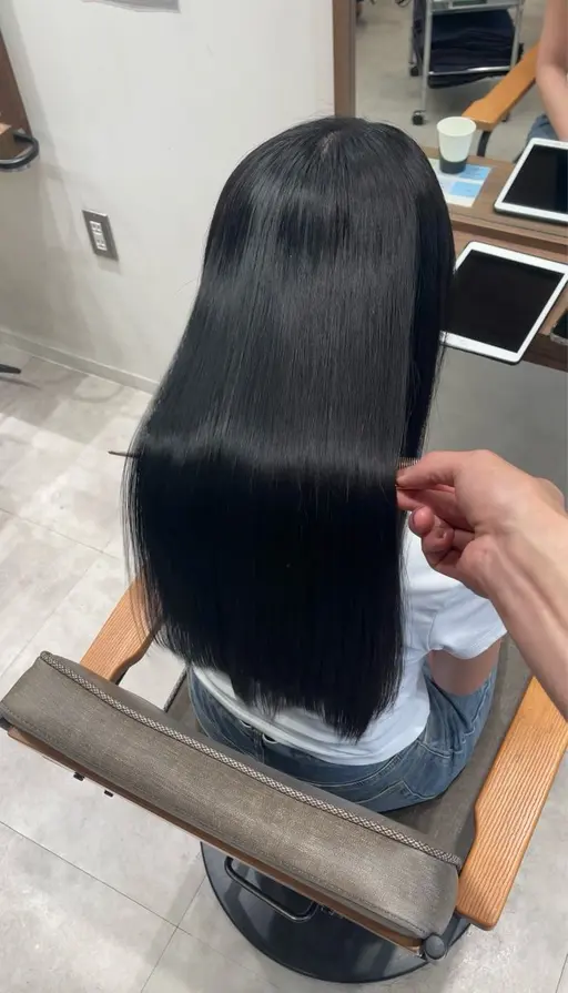 【毎日のお手入れを時短に‼️】縮毛矯正✨️