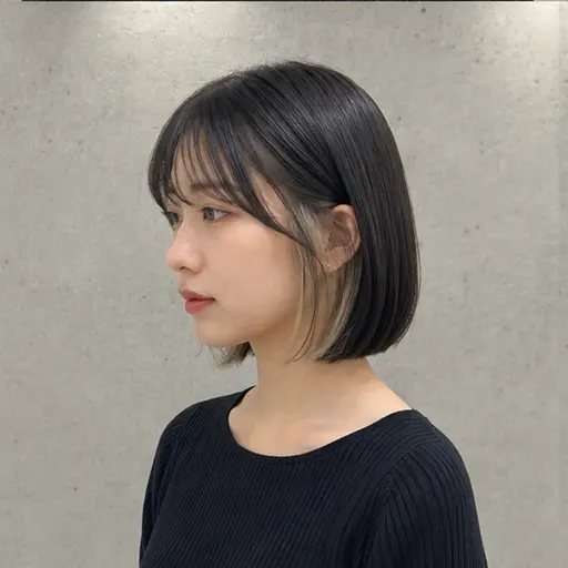 【黒髪の方にもおすすめ✨】イヤリングカラーのみ〔ナノバブルケア付き🫧〕