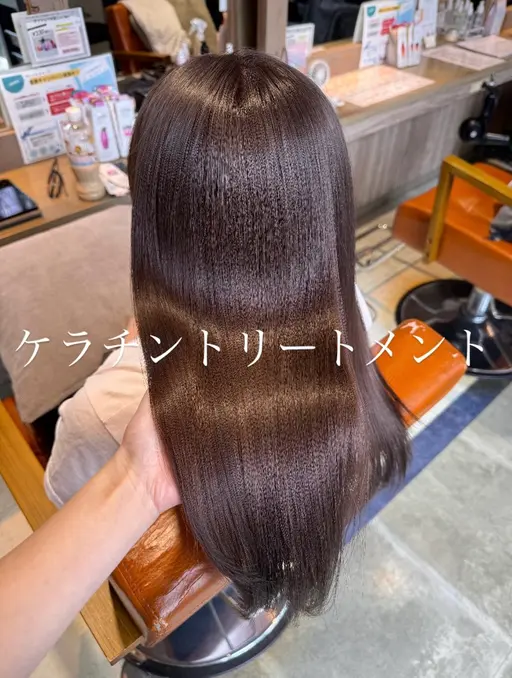 美髪🦋🫧うる艶カラー➕ケラチントリートメント【髪質改善/艶髪/透明感カラー】