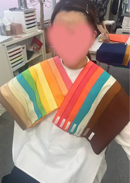 【すっぴん来店限定】パーソナルカラー診断（エイトカラー）のみ✨ 自分の「似合う」を詳しく知りたい方におすすめ