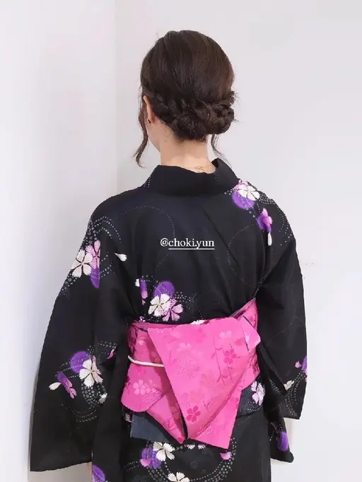 浴衣着付けのみ👘(ヘアアレンジと着付けセットは別メニューにございます)花火大会、イベント前にご利用ください