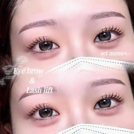 🌺8月限定🌺【朝のメイク時短⟡.·】美眉wax&まつ毛パーマ《セット割》