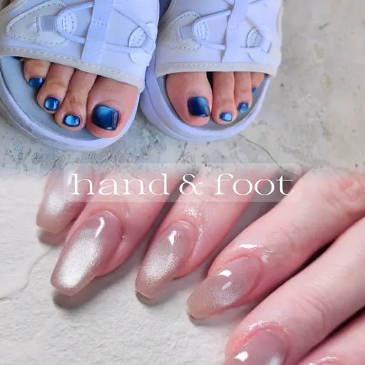大人気enoiを含むマグネットジェルから選べる🧲 ハンド & フット施術 セットメニュー 💅 🦶