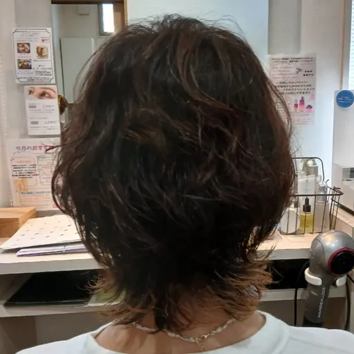 コールドパーマモデル➕️カット　レディース限定⚠️ブリーチ、縮毛されてる方は❌️