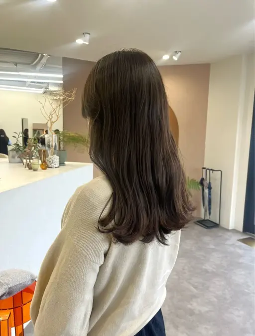 ✨ワンカラーの透明感カラー+トリートメント✨