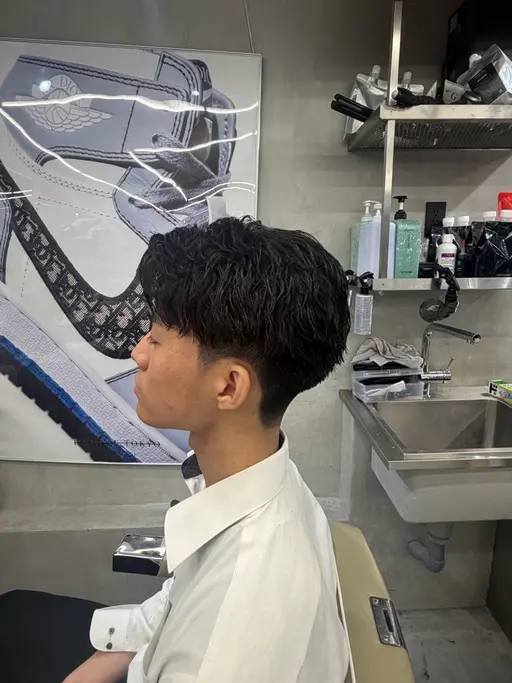 ナチュラルスタイル（顔剃りもつけられます）