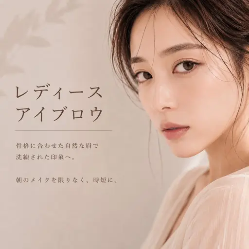 【第一印象up】黄金比美眉アイブロウスタイリング