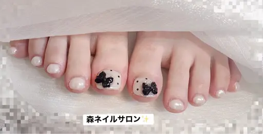 💖フットジェルワンカラー／ラメグラ定額/親指アート🌊「2色可能」「オフ込み」