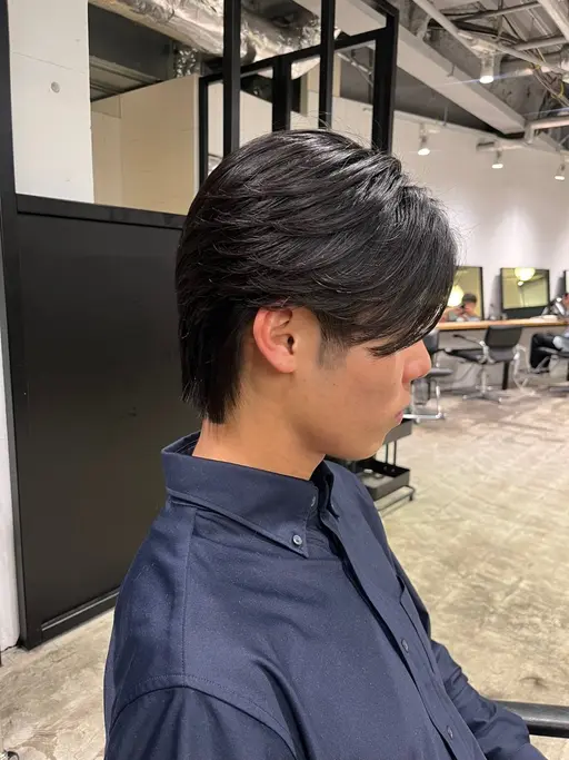 【センターパート限定‼️】🫧メンズカット➕ニュアンスパーマ🫧パーマで毎日のスタイリングを楽にしませんか✨