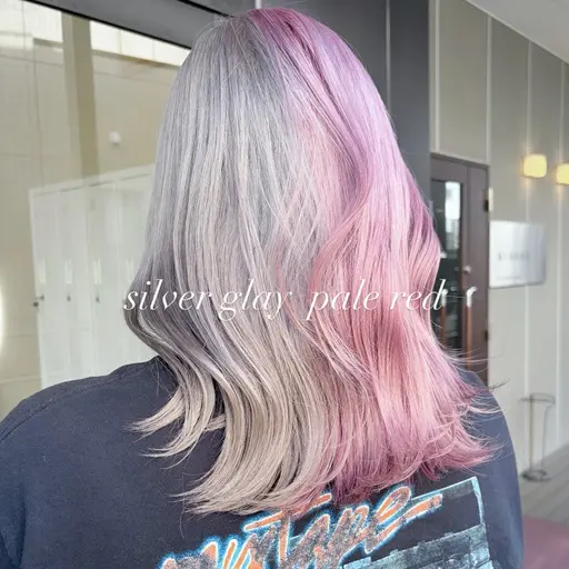 本日ご予約🉑【デザイン・ハイトーン】2bleach+color+treatment