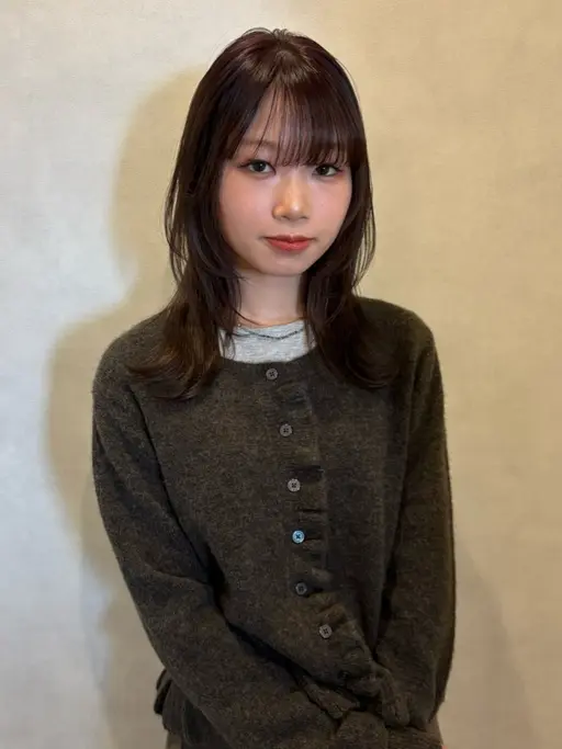 前髪/顔まわりカット+ カラー + トリートメント