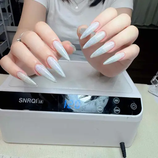 [チップ長さだし10本] 🥰　マグネット、ラメ、フラッシュ