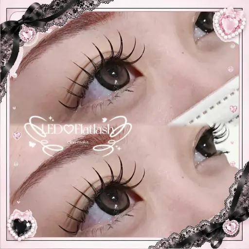 大人気💗LEDフラットラッシュ🎀100本💫