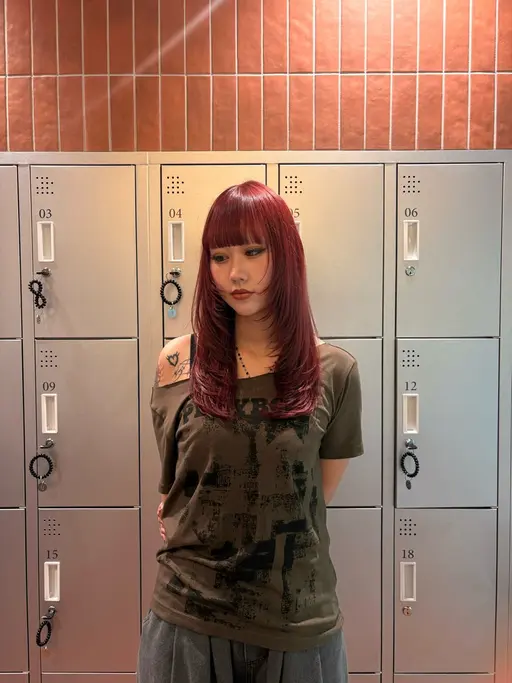 【U24】ダブルカラー(ブリーチ込み)+レイヤーカット💇🏼♀️