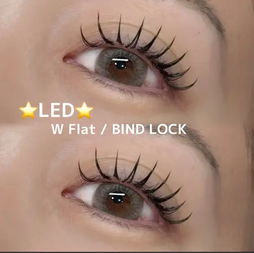 【人気No.1️⃣】🌟LED🌟オフ込み/ダブルフラット/バインドロック140束(アイシャンプー込み)