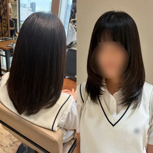 【火曜・木曜限定】【11​〜​17時受付】【鎖骨下​〜​ロング】【レイヤーカット練習モデルさん急募📣✨】【20分ヘッドスパ】