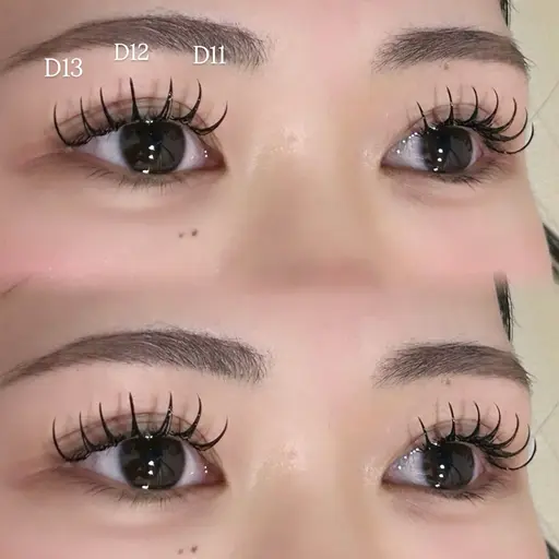 本日限定🎀✧︎*。【オフ別途】フラットラッシュ120本🖤束感コーティング付き໒꒱