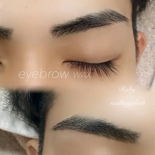 【eyebrowWAX】アイブロウWAX🌿メイク付き⟡.*