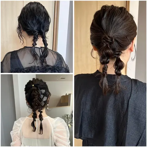 結婚式お呼ばれヘアセット［福岡平尾/ヘアセット］