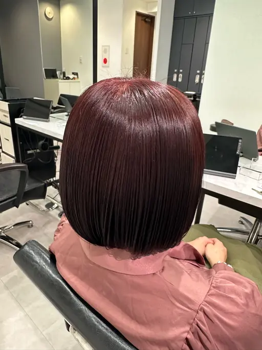 💖切りっぱなしボブカット➕艶髪トリートメント💖