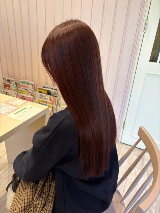 【縮毛矯正】しっかりクセを伸ばして扱いやすい髪へ✨