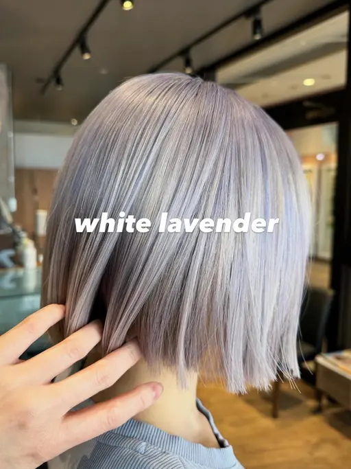 【🉐🉐🉐】⚡️垢抜けハイトーンカラー⚡️似合わせカット＋ダブルカラー＋バブルトリートメント🫧レイヤー／ショート