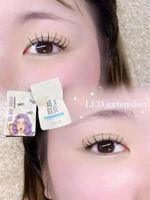 ナチュ盛れ🫧LEDエクステ100本
