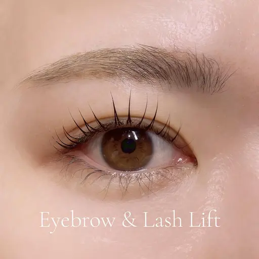 【 美眉WAX +まつパ 】眉毛アイブロウWAX🪽 + 似合わせまつげパーマ🩰