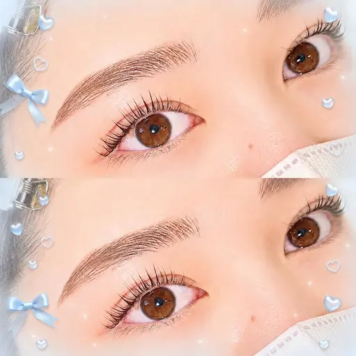 ❣️7月限定❣️一気に垢抜け💖🎶【束感まつげパーマ×パーソナル美眉スタイリング🪽】